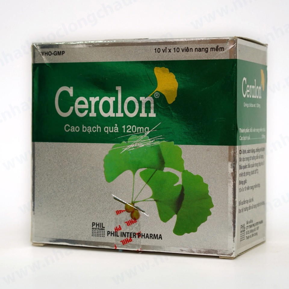 Thuốc Ceralon 120mg Phil điều trị rối loạn tuần hoàn ngoại biên (10 vỉ x 10 viên)