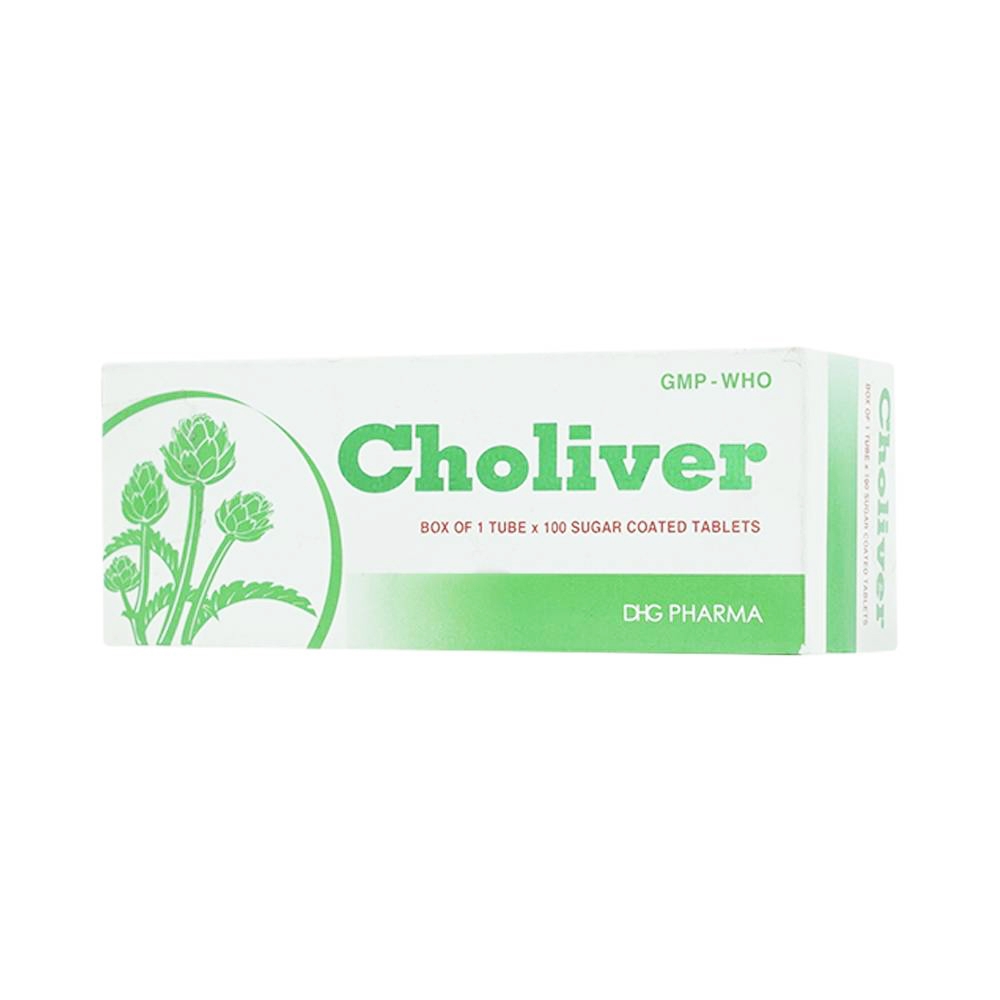 Thuốc Choliver DHG phòng và điều trị rối loạn đường mật, viêm mật, lợi tiểu (100 viên)