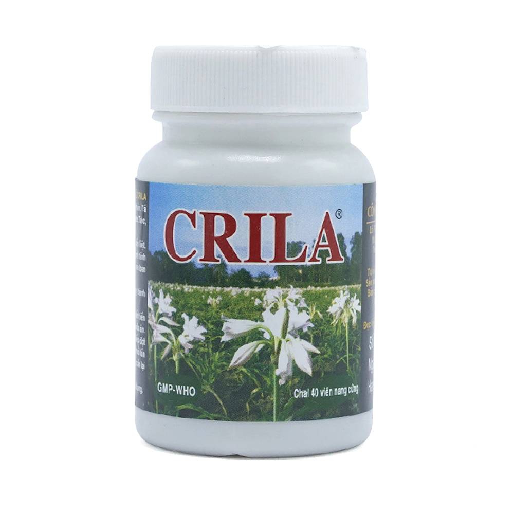 Thuốc Crila Thiên Dược điều trị phì đại lành tính tuyến tiền liệt, u xơ tử cung (4 chai x 40 viên)