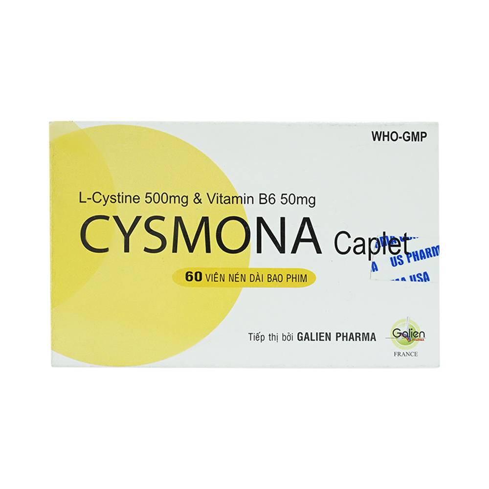 Thuốc Cysmona Galien điều trị hỗ trợ rụng tóc, tóc chẻ, tóc dễ gãy (6 vỉ x 10 viên)