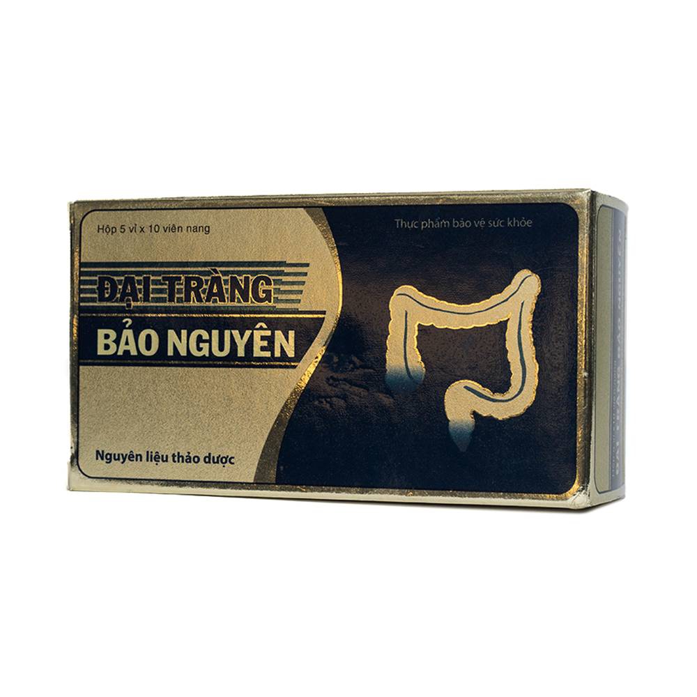 Viên uống Đại Tràng Bảo Nguyên hỗ trợ làm giảm đi ngoài phân sống, tiêu chảy (5 vỉ x 10 viên)