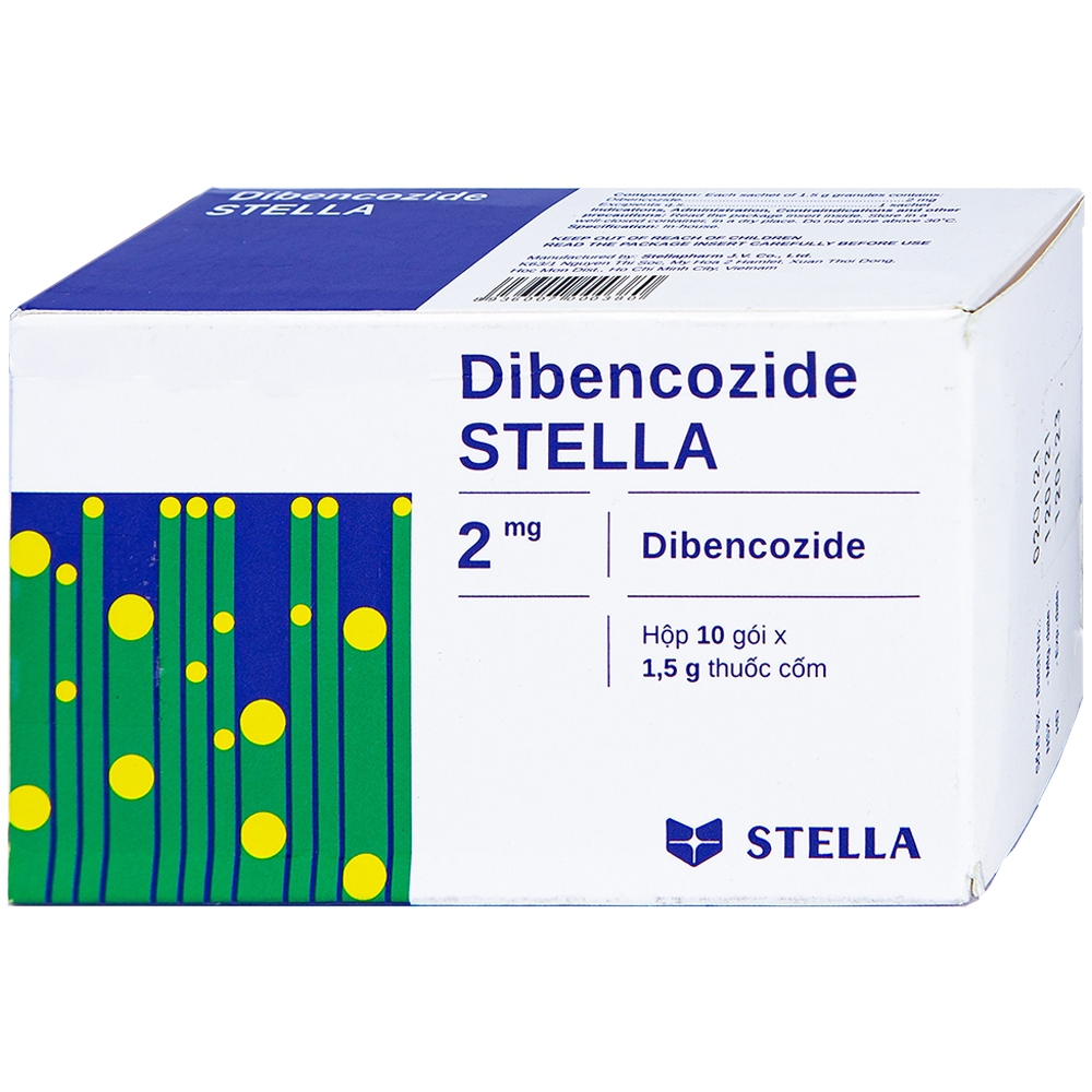 Thuốc cốm Dibencozide Stella 2mg điều trị hỗ trợ chán ăn, suy dinh dưỡng, chậm lớn (10 gói x 1.5g)