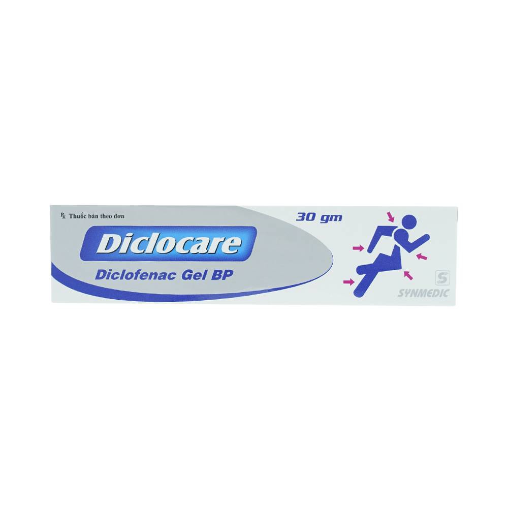 Gel Diclocare Synmedic điều trị viêm khớp, viêm quanh khớp (30g)