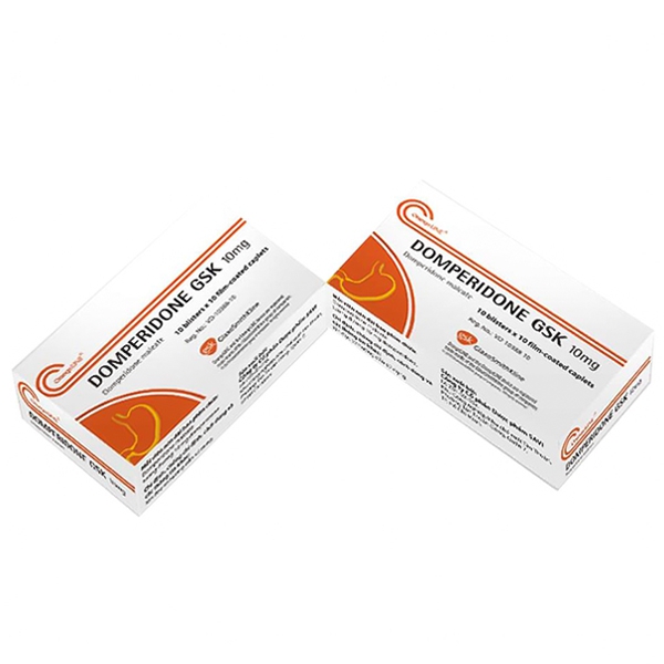 Thuốc Domperidone GSK 10mg điều trị chứng buồn nôn và nôn (100 viên)