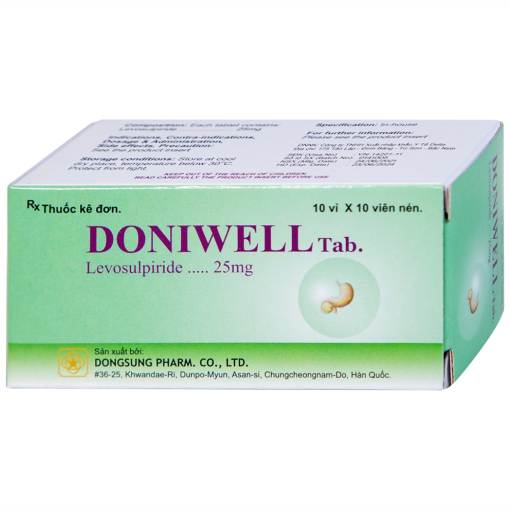 Thuốc Doniwell Kyung Dong điều trị tâm thần phân liệt (10 vỉ x 10 viên)