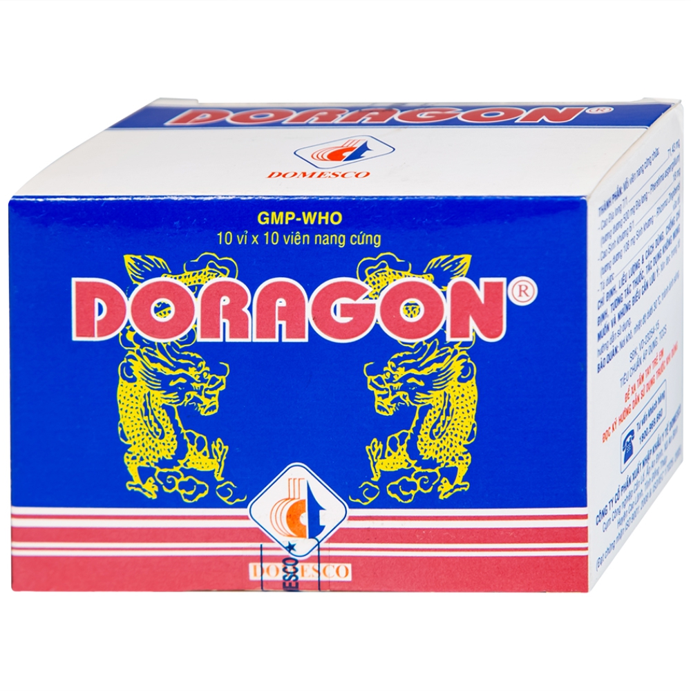 Thuốc Doragon Domesco hỗ trợ hạ men gan (10 vỉ x 10 viên)