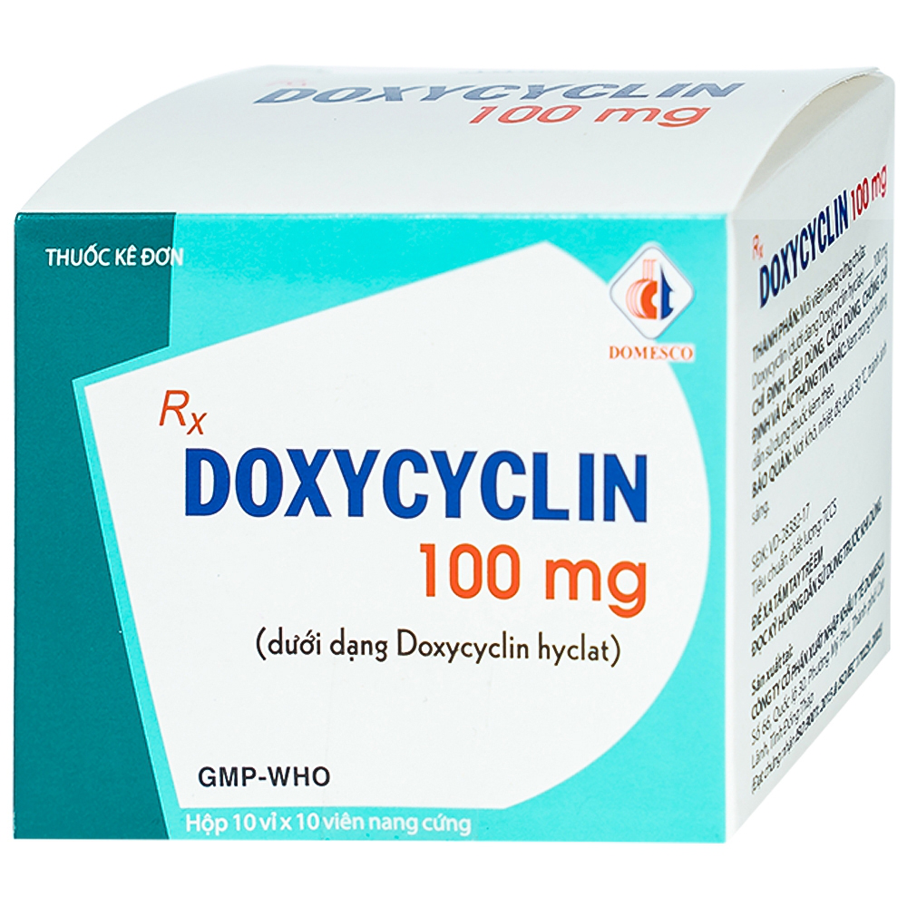 Doxycyclin 100mg I U Tr C C B Nh Nhi M Khu N 10 V X 10 Vi N   00002599 Doxycyclin 100mg Domesco 4839 605b Large E4314aeb81 