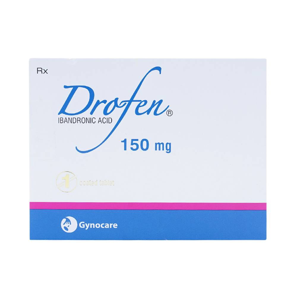 Thuốc Drofen 150mg Recalcine phòng và điều trị loãng xương (1 vỉ x 1 viên)