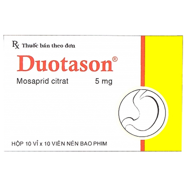 Thuốc Duotason 5mg OPV điều trị trào ngược dạ dày thực quản (100 viên)