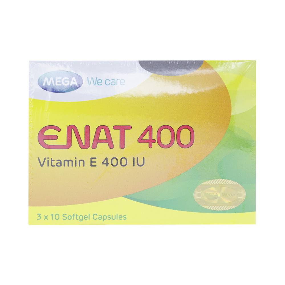 Thành phần chính của Vitamin E Mega Enat 400 là gì?
