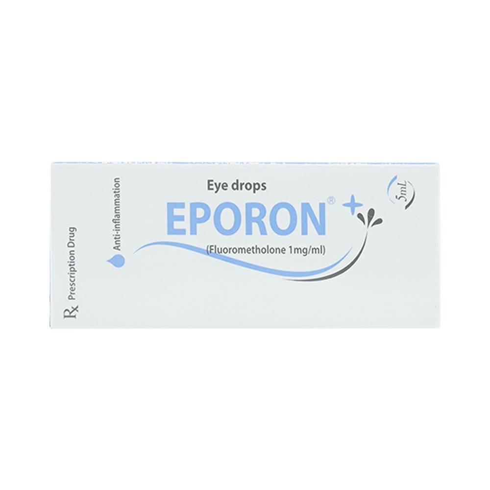 Thuốc tra mắt Eporon điều trị viêm mí mắt, viêm kết mạc (5ml)