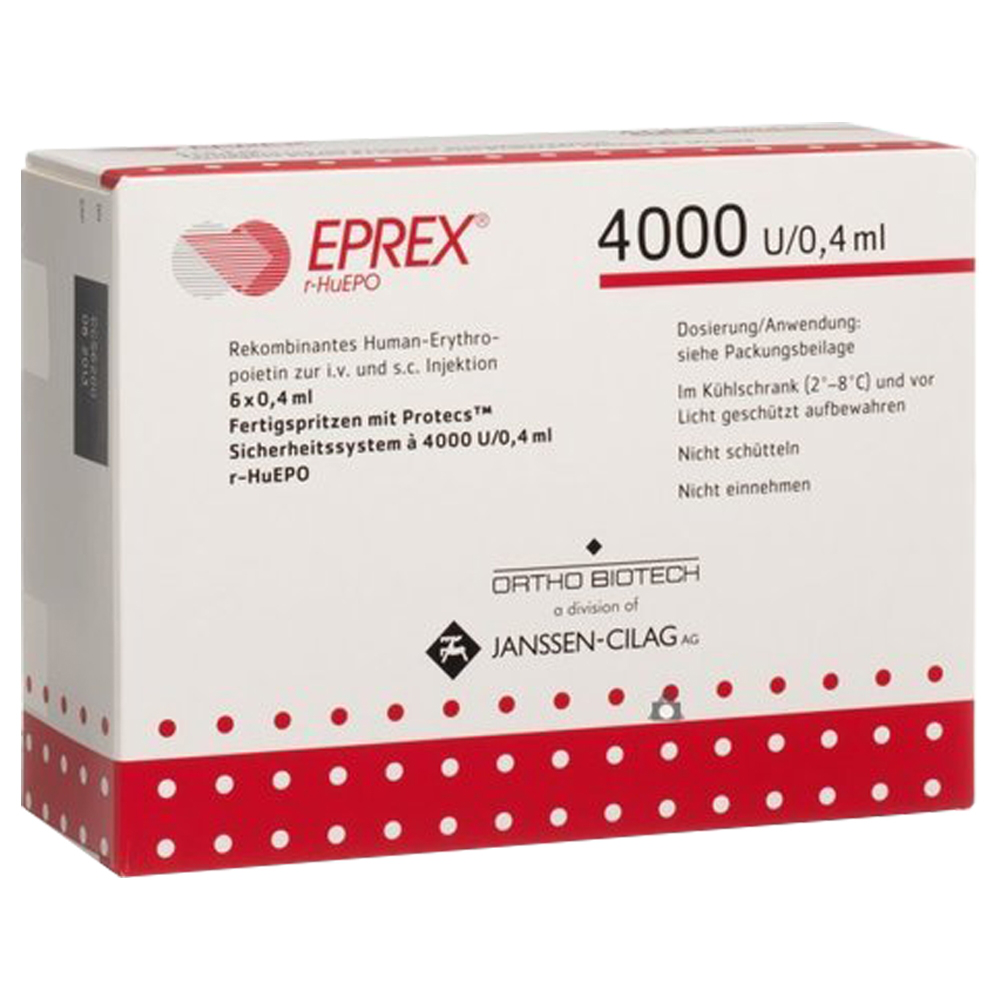 Thuốc tiêm Eprex Prefill 4000IU Janssen điều trị thiếu máu (6 ống)