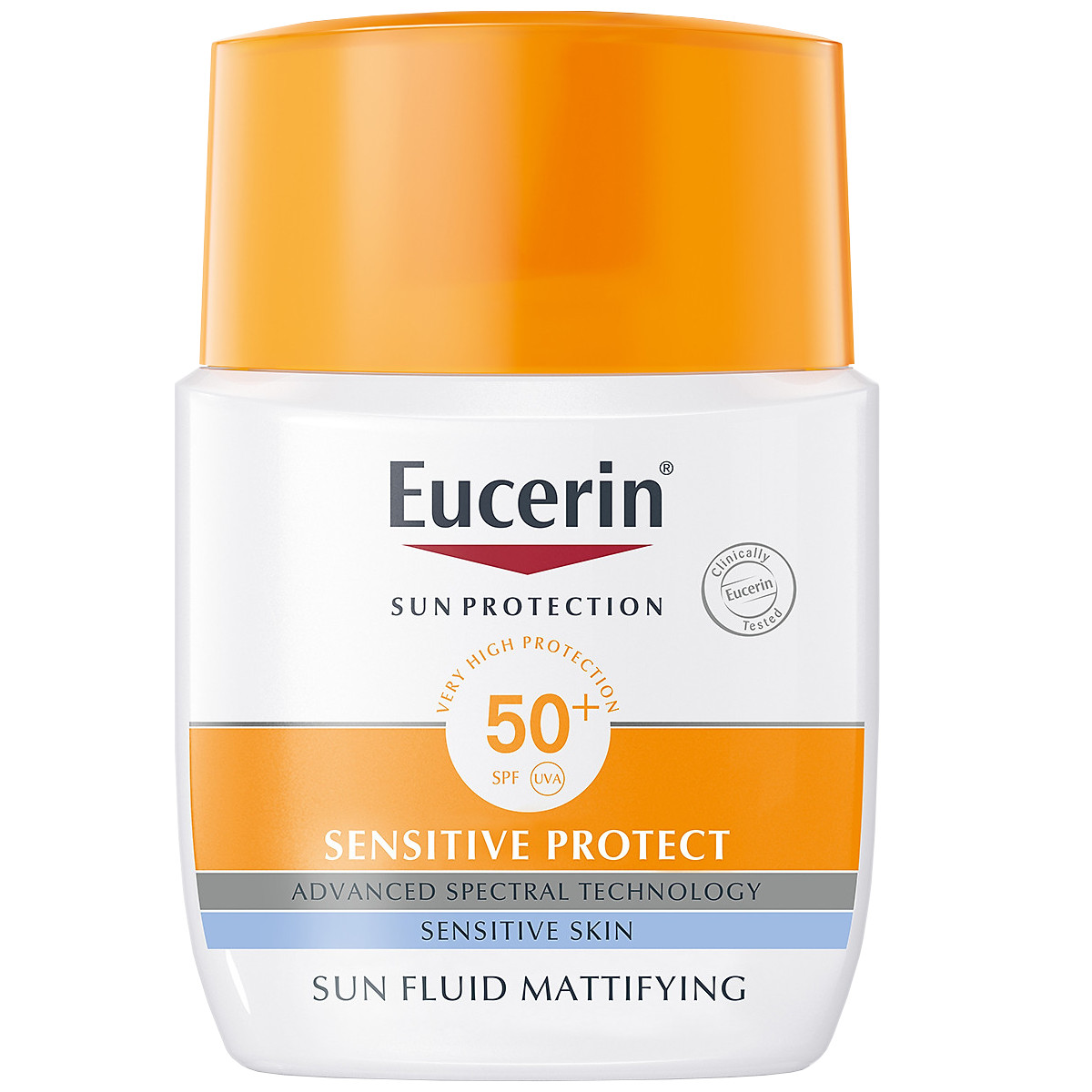 Kem chống nắng mặt Eucerin Sun Fluid Mattifying SPF50+ không nhờn rít dành cho mọi loại da (50ml)