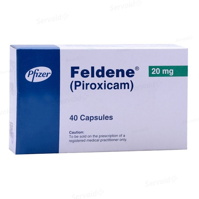 Thuốc Feldene 20mg Pfizer giảm đau, kháng viêm cơ xương khớp (15 viên)