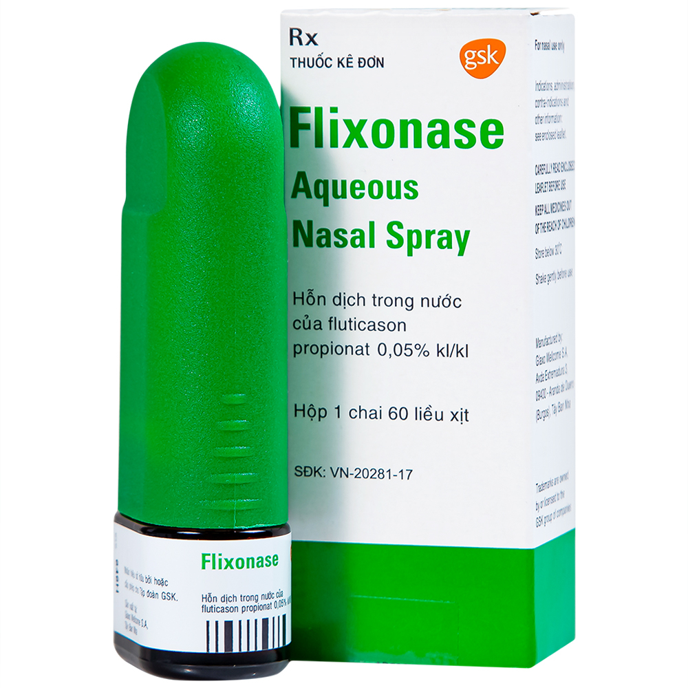 Thuốc xịt mũi Flixonase được sử dụng trong trường hợp nào?
