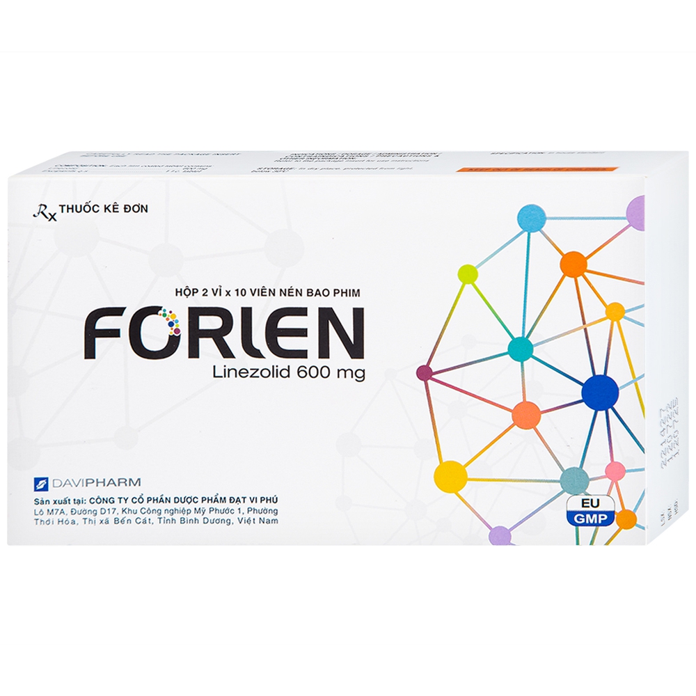 Thuốc Forlen Davipharm điều trị nhiễm trùng (2 vỉ x 10 viên)