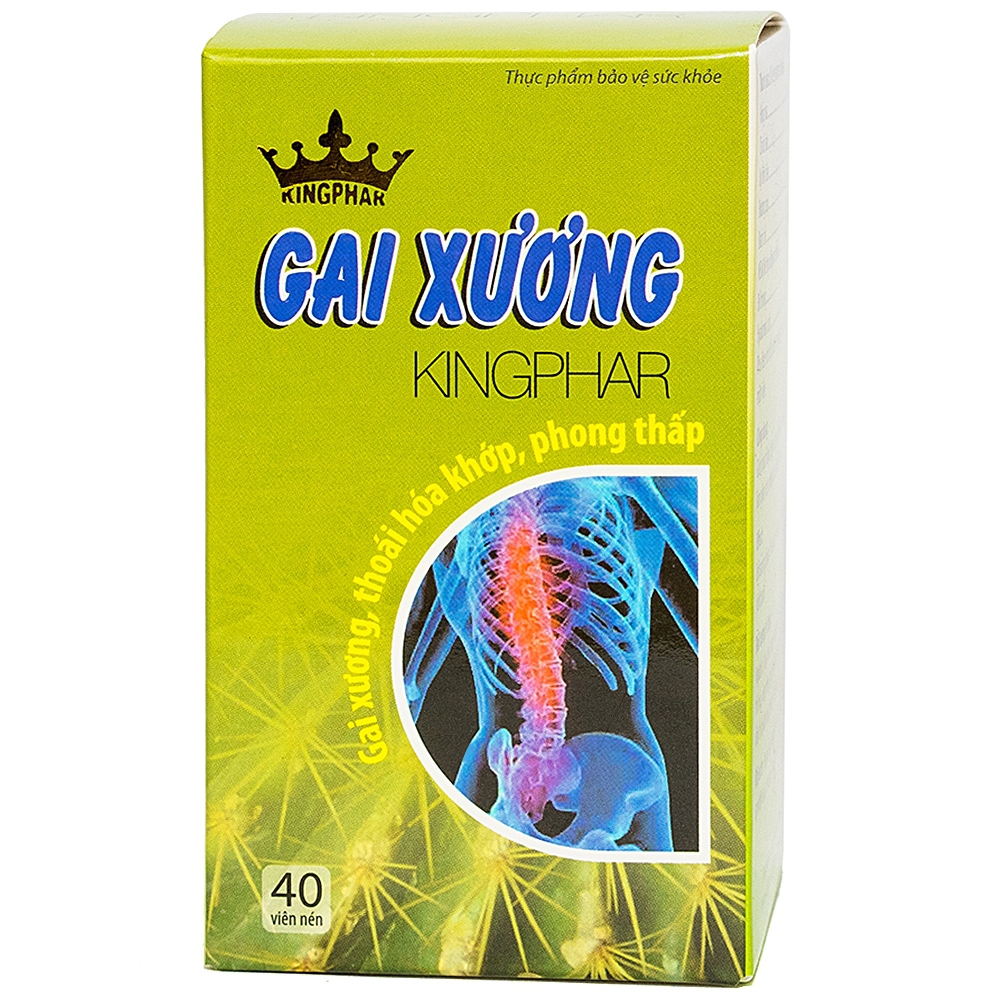 Viên uống Gai Xương Kingphar hoạt huyết, tăng cường lưu thông khí huyết (40 viên)