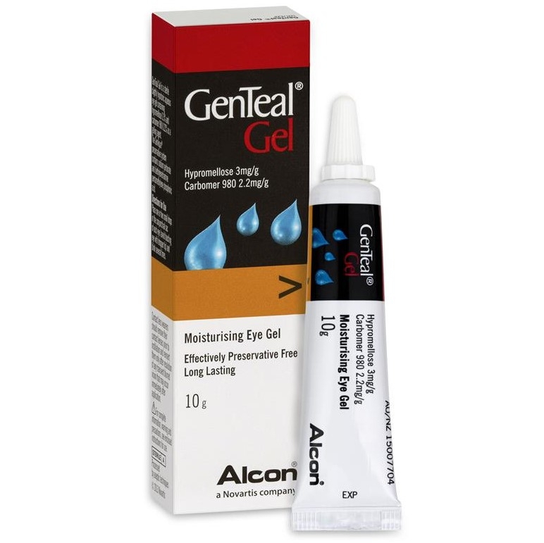 Gel Genteal Alcon làm dịu cảm giác khô do đeo kính áp tròng, khói, gió (10g)