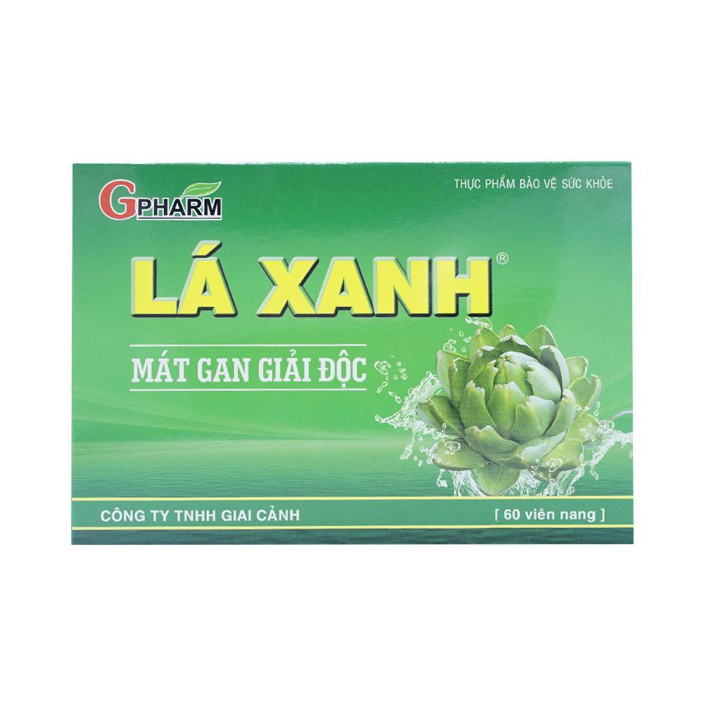 Viên uống Lá Xanh GPHARM hỗ trợ mát gan, giải độc, thanh nhiệt (60 viên)