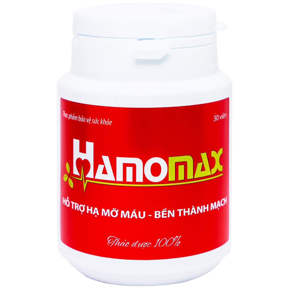 Viên uống Hamomax DK Pharma hỗ trợ hạ mỡ máu, bền thành mạch (30 viên)