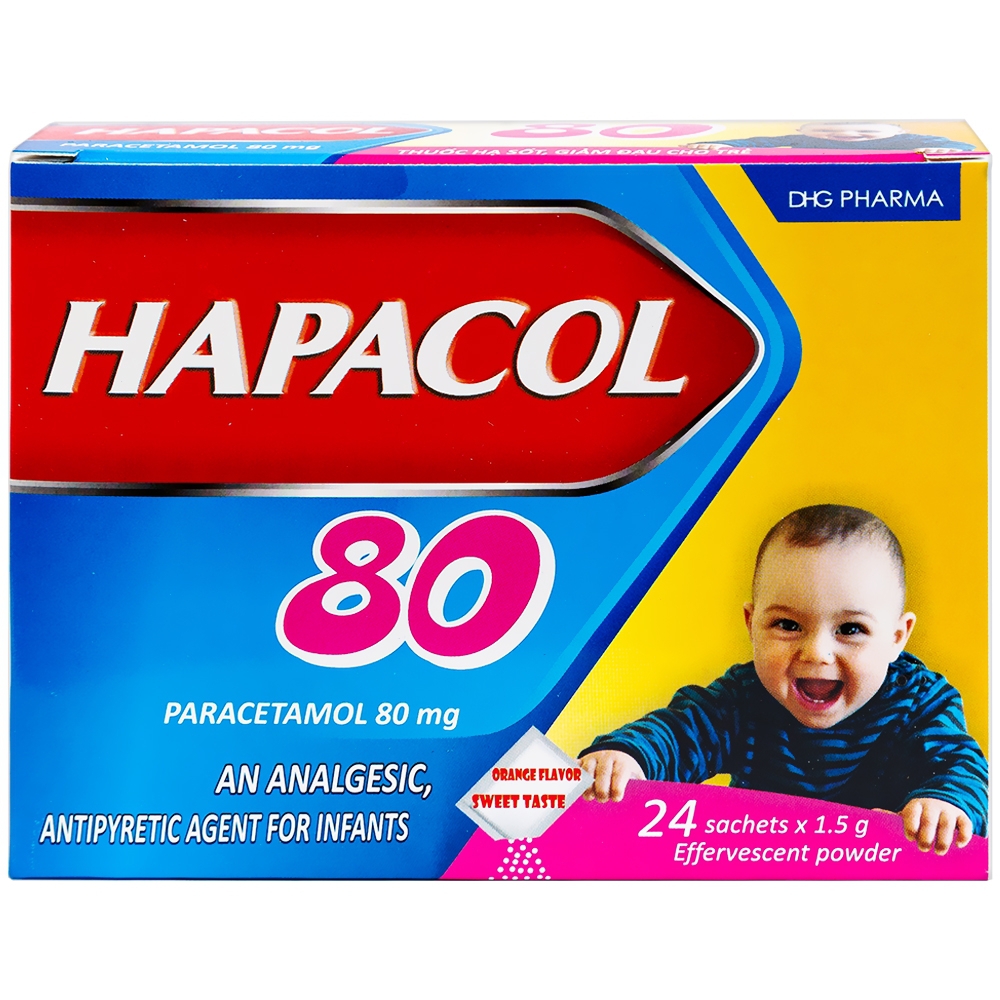 Hướng dẫn sử dụng Hapacol 80 mg