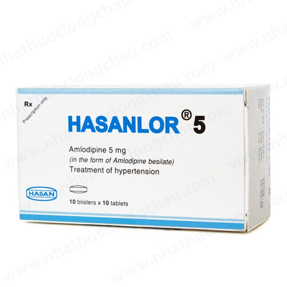 Thuốc huyết áp Hasanlor 5 có chứa dược chất gì?
