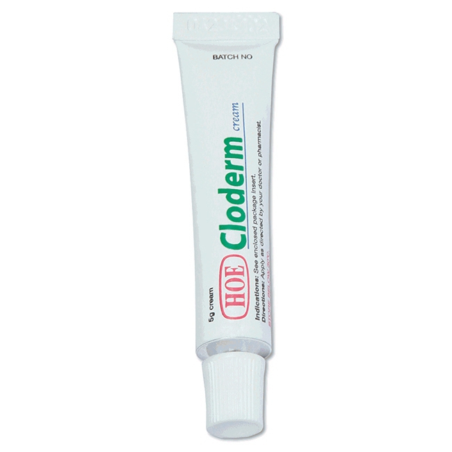 Kem Cloderm Cream điều trị ngắn hạn biểu hiện viêm và ngứa các bệnh lý da (5g)