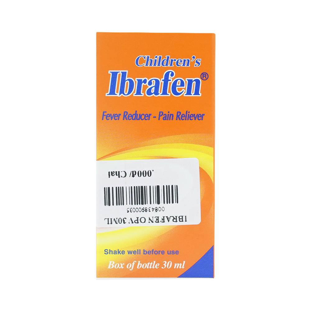 Hỗn dịch uống Children's Ibrafen OPV điều trị đau từ nhẹ đến vừa, sốt sau tiêm chủng (30ml)