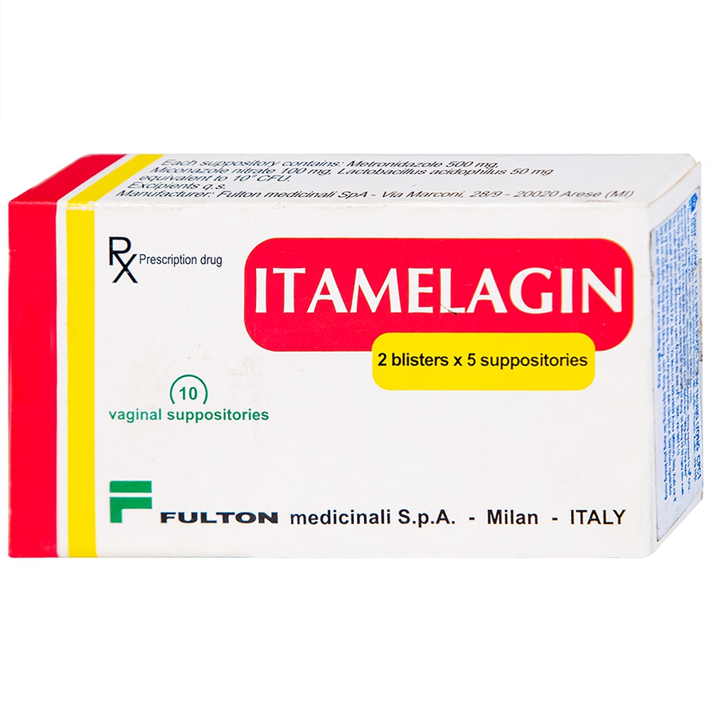 Thuốc Itamelagin 500mg điều trị nhiễm nấm candida âm đạo (10 viên)