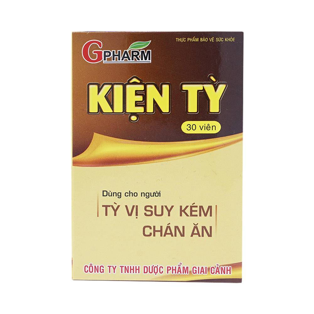 Viên uống Kiện Tỳ Gpharm hỗ trợ kích thích tiêu hoá, giúp ăn ngon (30 viên)