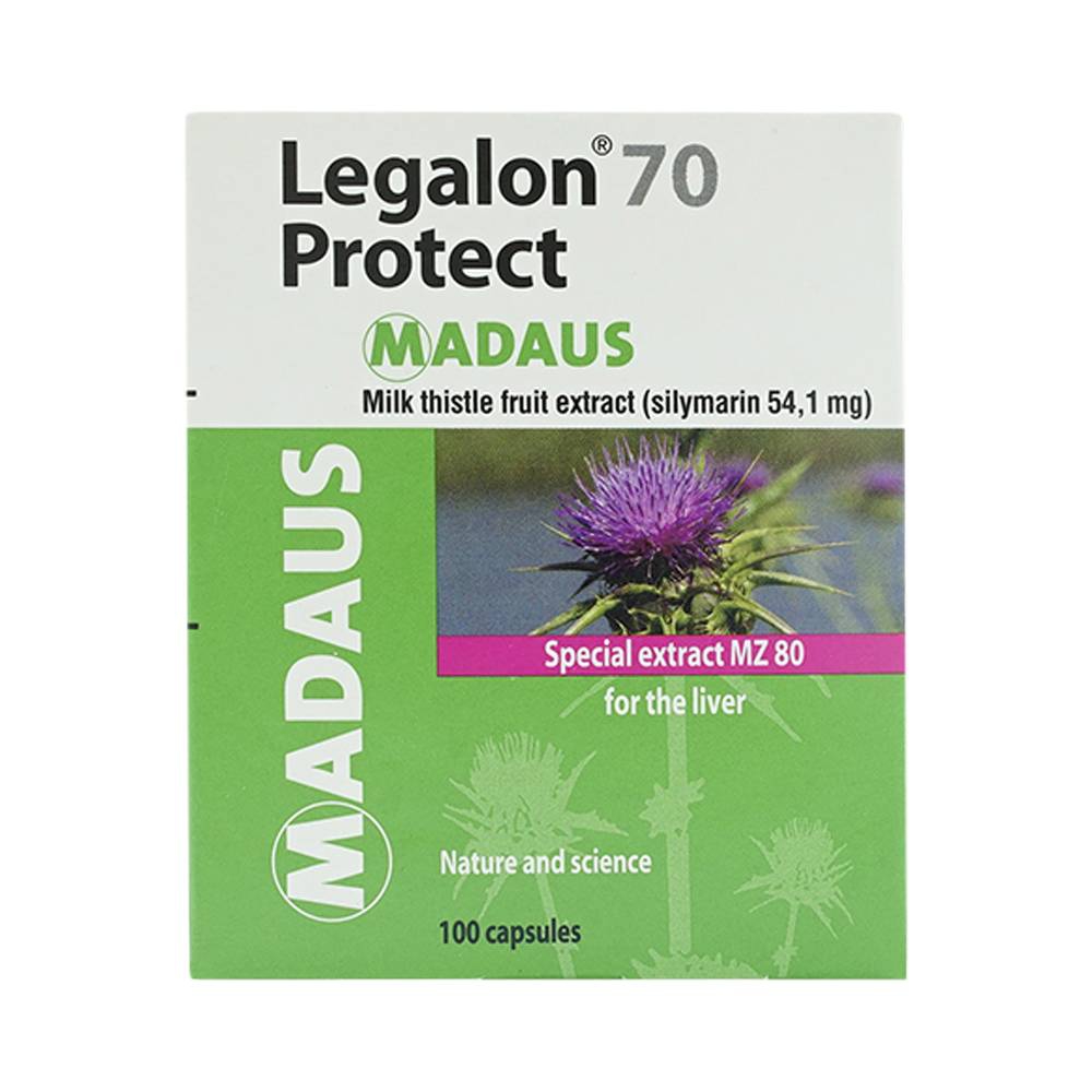 Viên nang Legalon 70 Madaus điều trị bệnh gan, nhiễm độc gan (10 vỉ x 10 viên)