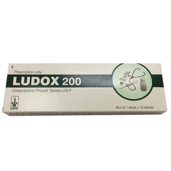 Thuốc Ludox 200 Lupin điều trị nhiễm khuẩn đường hô hấp (1 vỉ x 10 viên)