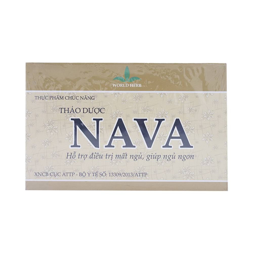 Túi lọc Thảo Dược Nava World Herb hỗ trợ điều trị mất ngủ (30 gói x 1.5g)