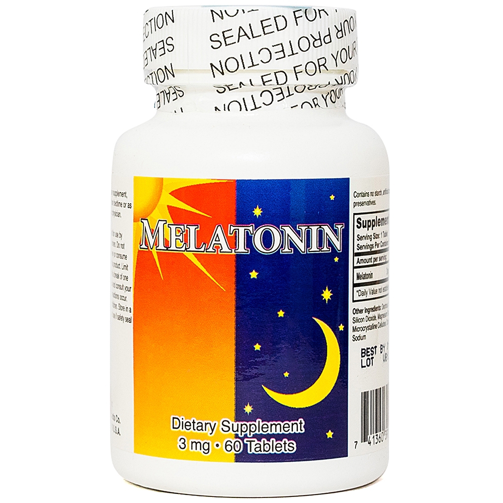 Viên uống Melatonin Nuhealth giúp điều hòa giấc ngủ, giảm căng thẳng (60 viên)