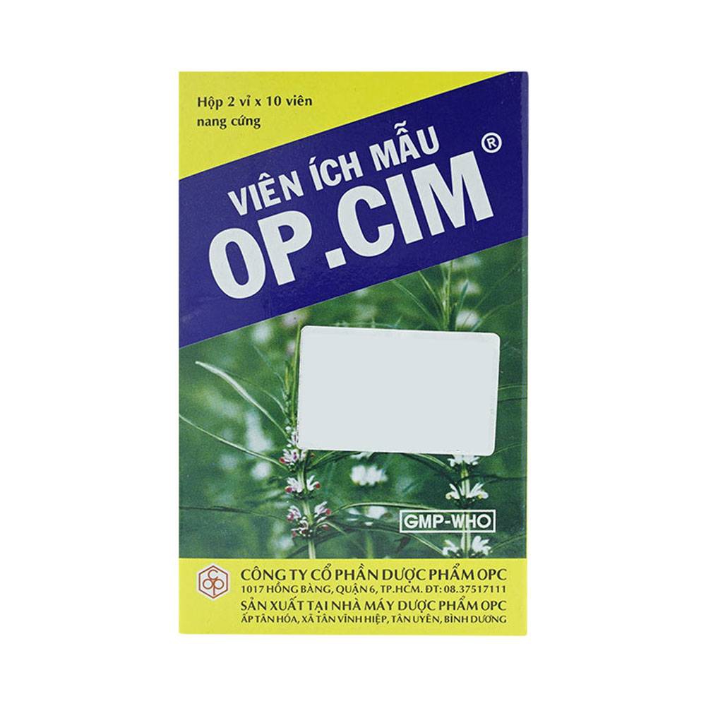 Viên ích mẫu OP.CIM OPC giúp điều hòa kinh nguyệt (20 viên)