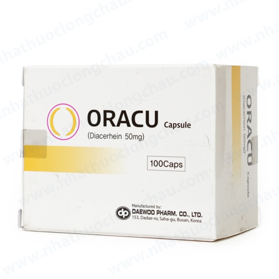 Thuốc Oracu 50mg Daewoo Pharm điều trị viêm xương khớp, thoái hóa khớp (10 vỉ x 10 viên)