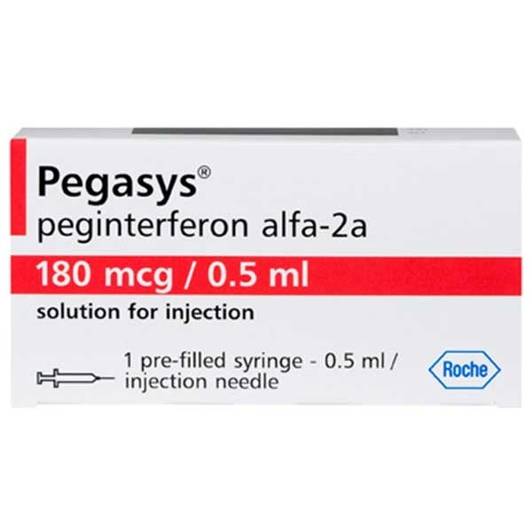 Thuốc tiêm Pegasys 180mcg/0,5ml Roche điều trị viêm gan B, viêm gan C mạn tính (0.5ml)