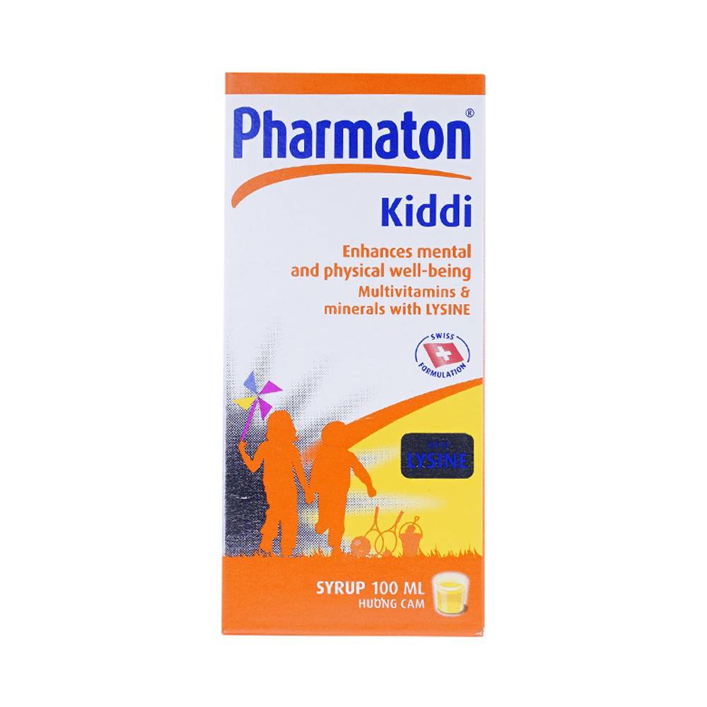 Siro Pharmaton Kiddi Boehringer phòng ngừa thiếu vitamin (100ml)