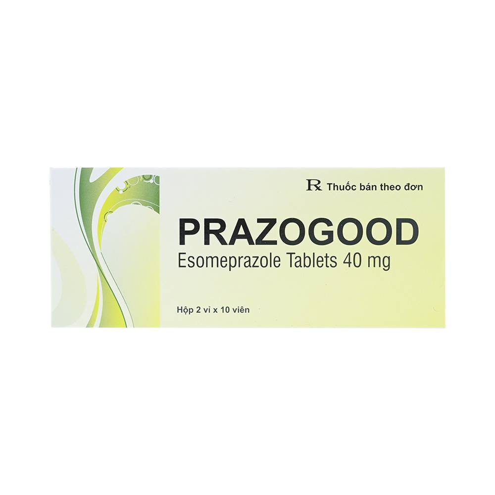 Thuốc Prazogood 40 Sterling điều trị loét dạ dày, tá tràng (2 vỉ x 10 viên)