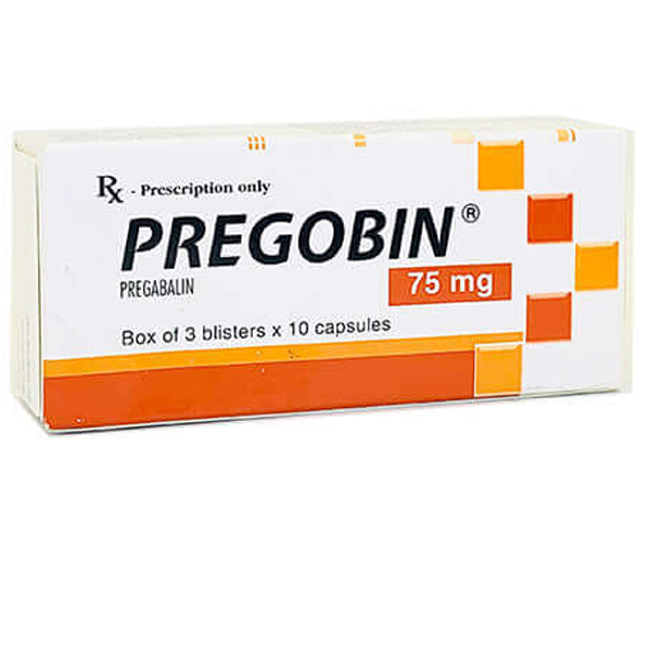 Thuốc Pregobin 75mg Laboratorios Recalcine điều trị động kinh (3 vỉ x 10 viên)