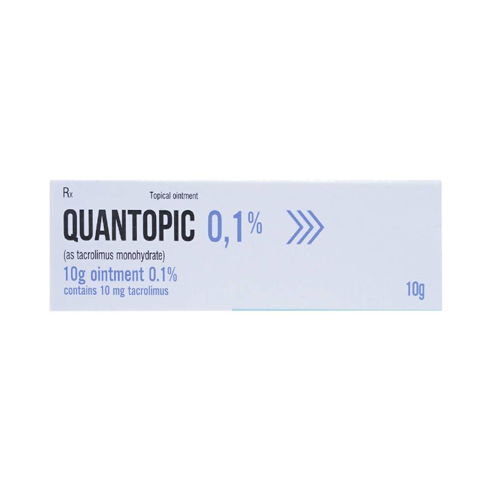 Thuốc mỡ Quantopic 0.1% điều trị viêm da dị ứng (10g)