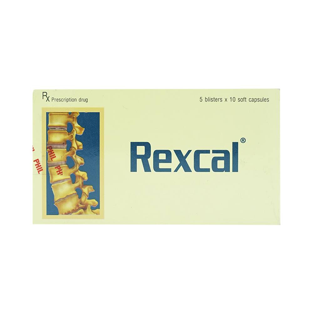 Thuốc Rexcal Phil điều trị loạn dưỡng xương (5 vỉ x 10 viên)