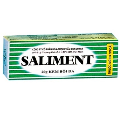 Kem bôi da Saliment Mekophar giảm đau cơ, đau lưng, đau khớp (20g)