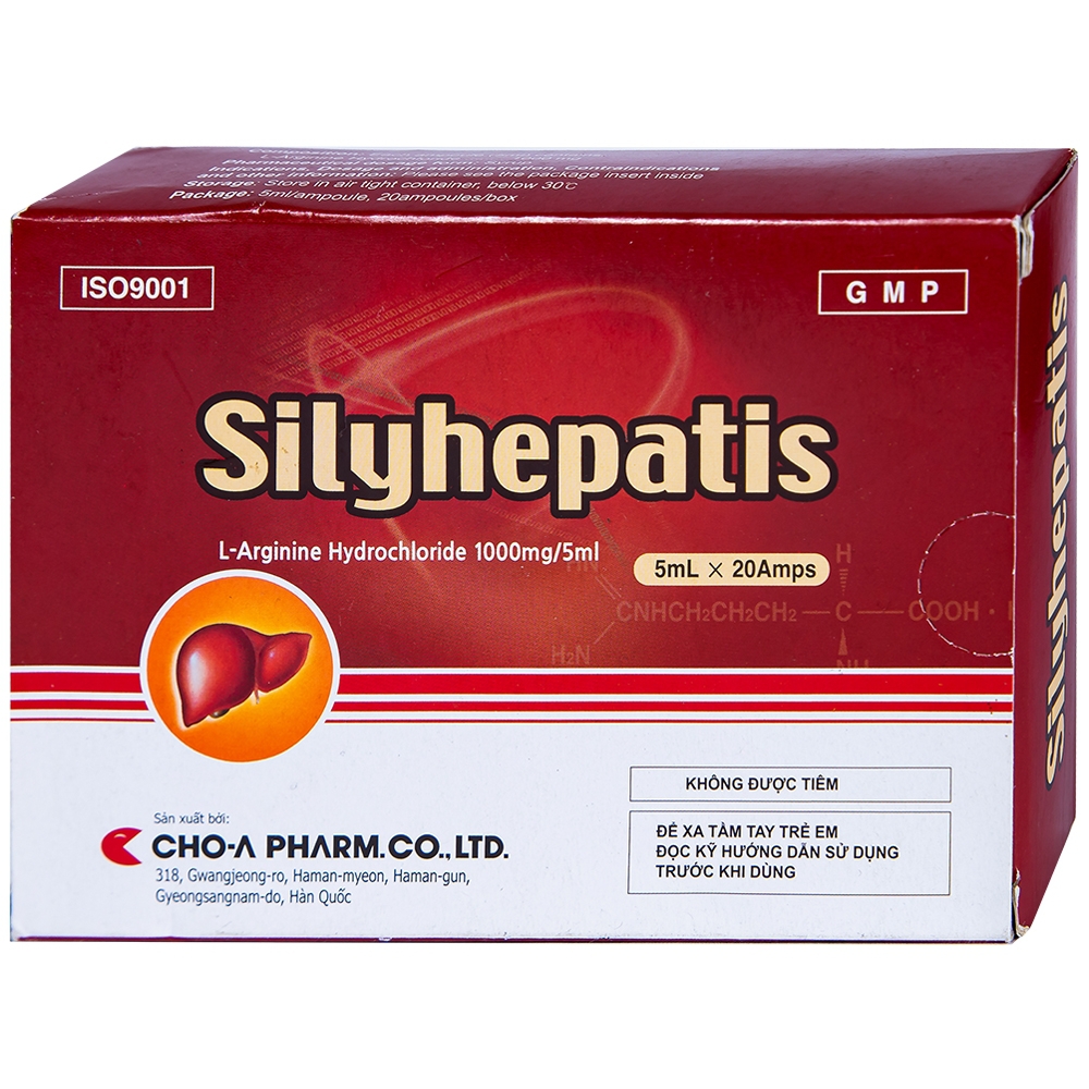 Siro Silyhepatis Cho-A điều trị duy trì tăng amoniac máu (2 vỉ x 10 ống x 5ml)