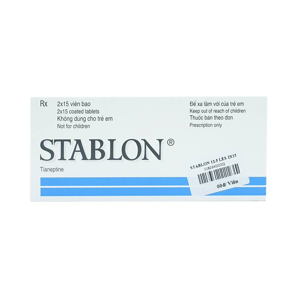 Thuốc Stablon Servier điều trị trạng thái trầm cảm (2 vỉ x 15 viên)