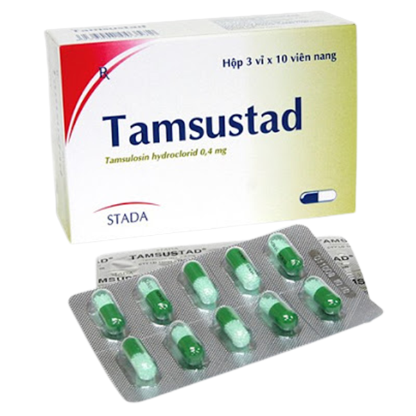 Thuốc Tamsustad Stada điều trị hội chứng tăng sinh lành tính tuyến tiền liệt (3 vỉ x 10 viên)