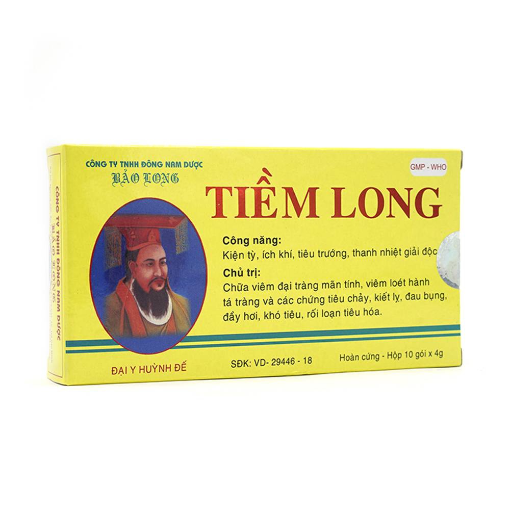 Tiềm Long Bảo Long hỗ trợ trị viêm đại tràng mạn (10 gói x 4g)