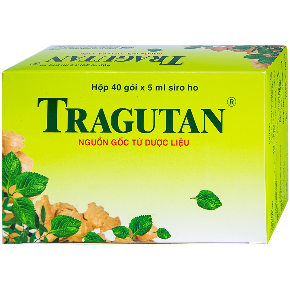 Siro ho Tragutan Dược điều trị các chứng ho, sát trùng đường hô hấp (40 gói x 5ml)