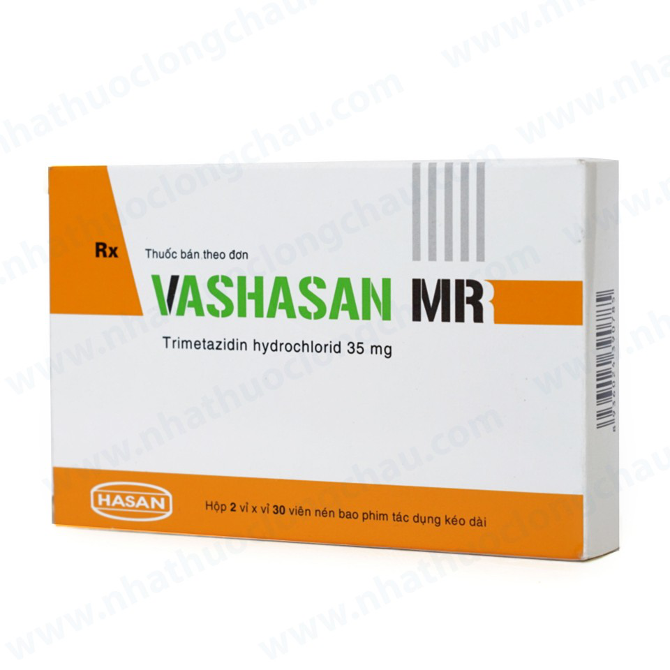 Thuốc Vashasan MR 35 Hasan điều trị đau thắt ngực (2 vỉ x 30 viên)