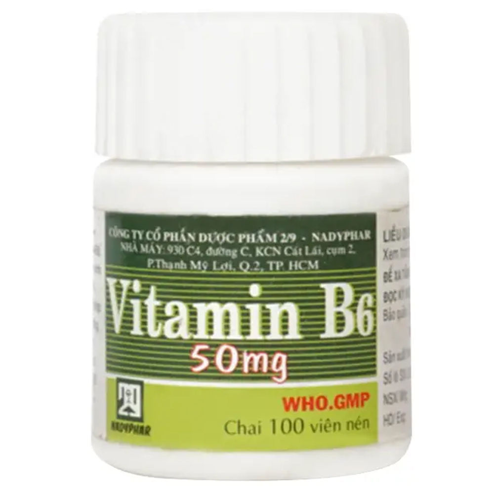 Thành phần và công dụng của vitamin b6 50mg cho sức khỏe